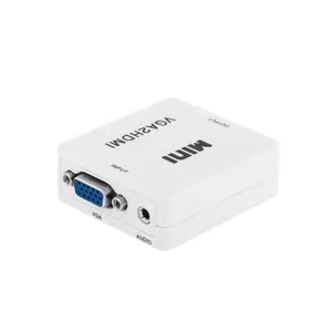 VGA to HDMI video signal converter RoGer RO-VGA2HDMI-AUDIO-WH with audio support
