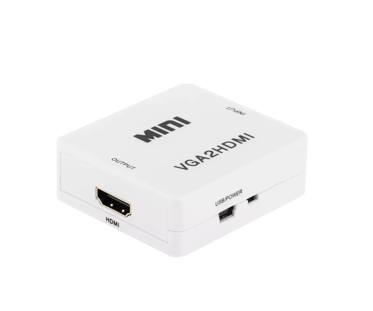 Преобразователь VGA в HDMI RoGer RO-VGA2HDMI-AUDIO-WH Photo 2