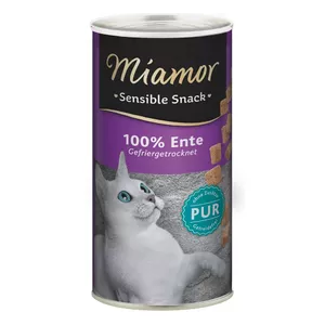 Влажное лакомство для кошек Miamor Sensible Snack 30 г — моно-протеин Утка, белок 80%, жир 9%