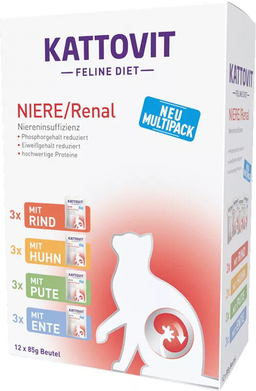Mitrs kaķu barības KATTOVIT Niere/Renal 85