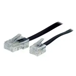 S/CONN 6m RJ11 - RJ45 Черный Прозрачный TC70256 ShiverPeaks