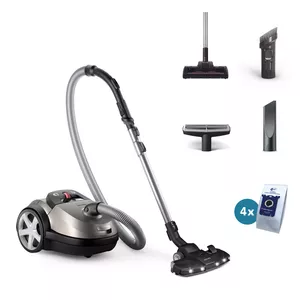 Пылесос-цилиндр Philips 8000 XD8152/12 — 900 Вт, 4 л мешок, HEPA 13, проводной