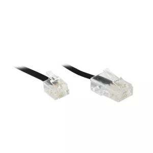 Cable RJ11 RJ45 Alcasa 3m Black