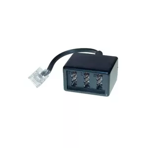 Telephone Cable Alcasa T3A-NFN 0.2 m Black