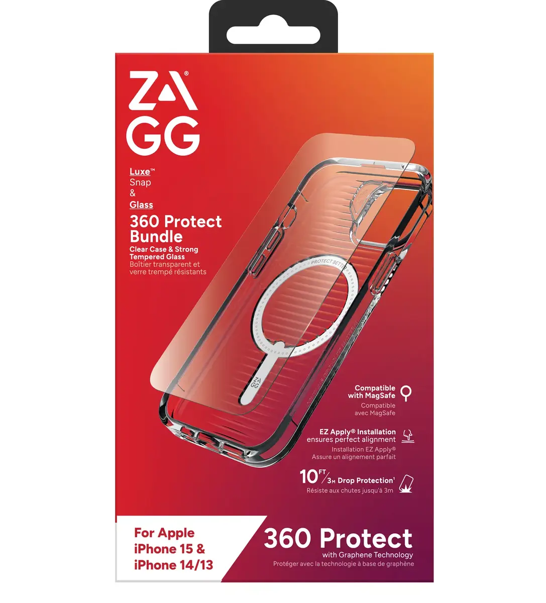 Maciņš ZAGG Bundle Luxe SNAP PCR IS Glass priekš iPhone 15 Photo 3