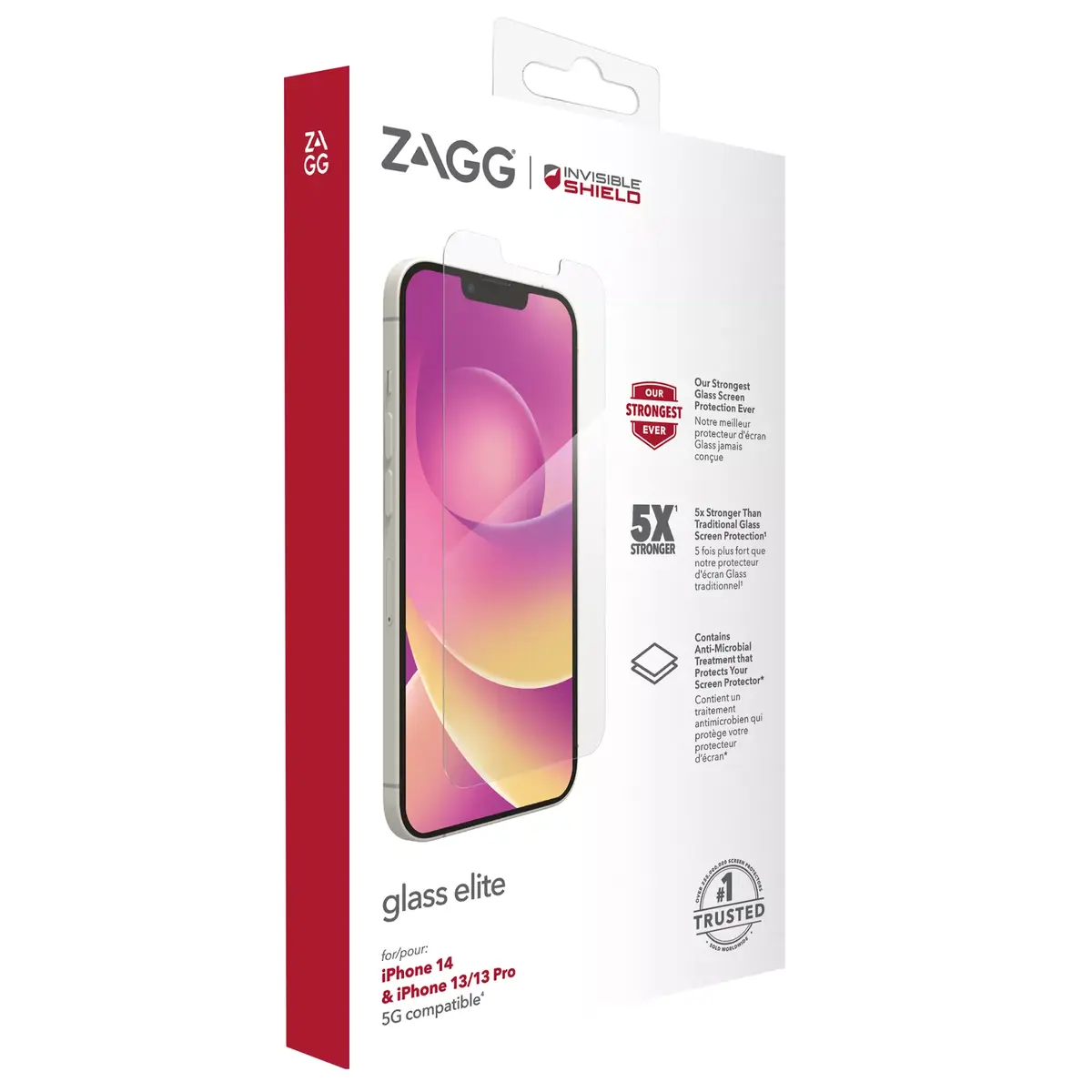 InvisibleShield Glass Elite ekrāna aizsargs iPhone 13/13 Pro/14 Photo 4