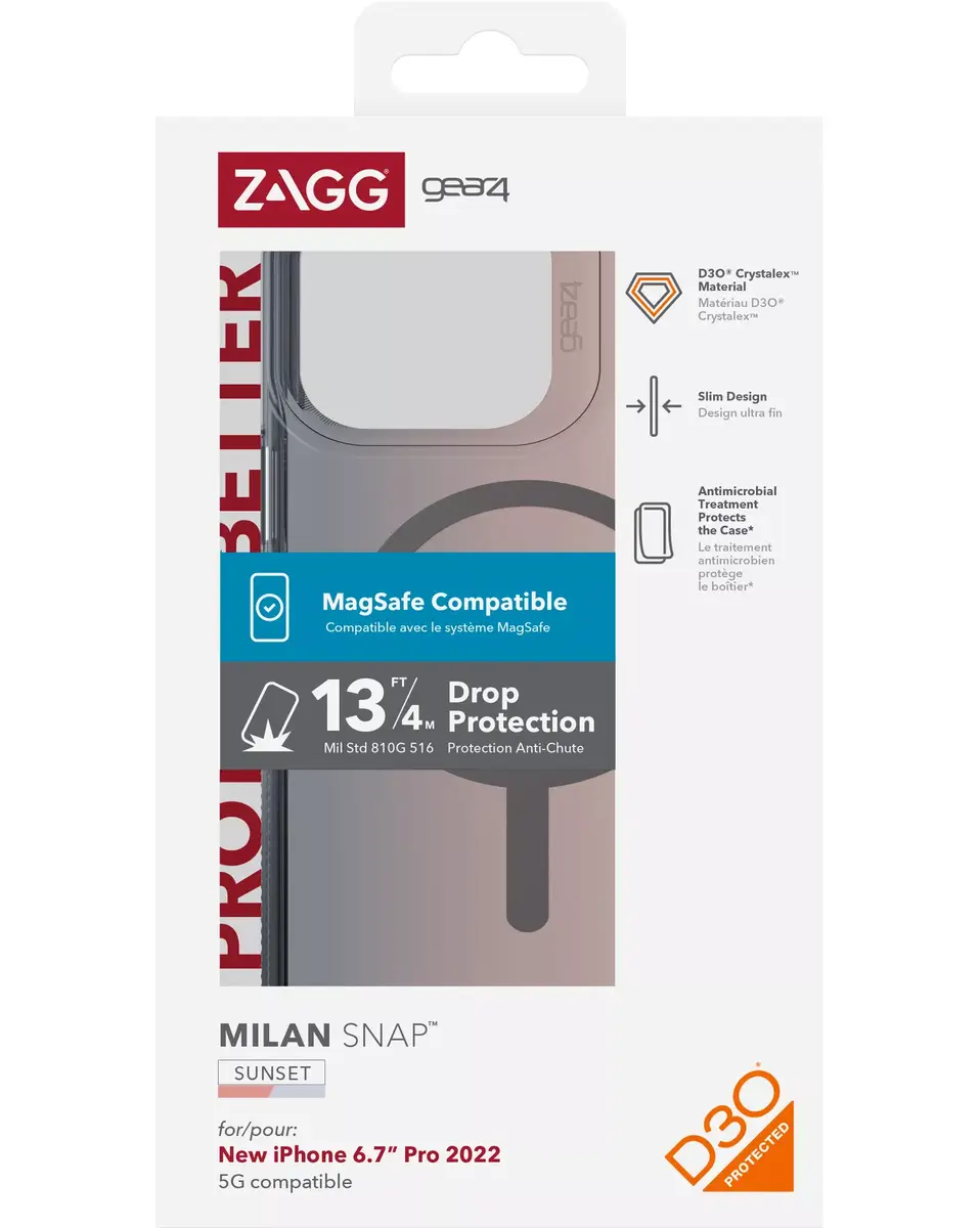 Чехол GEAR4 D3O Milan Snap Apple iPhone 14 Pro Max Photo 23