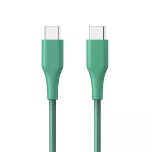 USB-C to USB-C cable ER 60W 120cm green