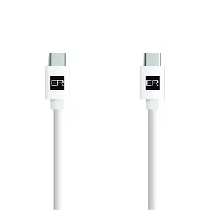 USB-C cable ER ERPWCC3A200 3A 60W 200 cm White