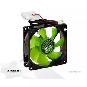 AIMAXX eNVicooler AIMAXX 8 LED GreenWing 8 LED — computer fan cooler with 8 green LEDs