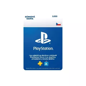 ESD CZ - PlayStation Store e-portfelis - 5000 Kč