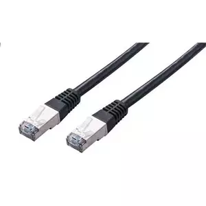 Сетевой кабель C-TECH CB-PP5F-1BK Патч-корд Cat5e 1м Черный