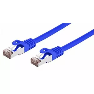 Network Cable C-TECH CB-PP6F-025B RJ45 Cat6 0.25m Blue