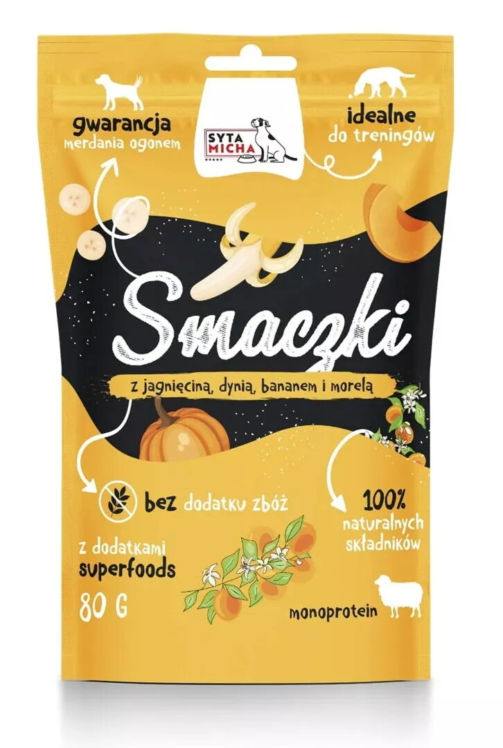 Suņu našķi SYTA MICHA ar jēru