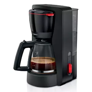 Drip coffee maker Bosch TKA3M133, 1.4 L water tank, 15-cup capacity, black