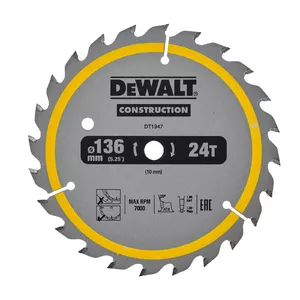 Circular saw blade DeWalt DT1947-QZ, 1 pc