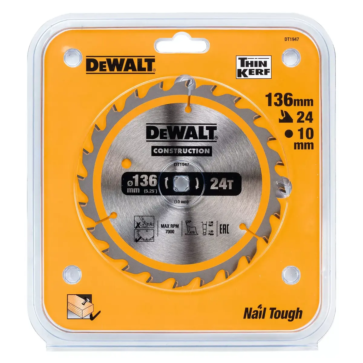 Circular saw blade DeWalt DT1947-QZ Photo 2