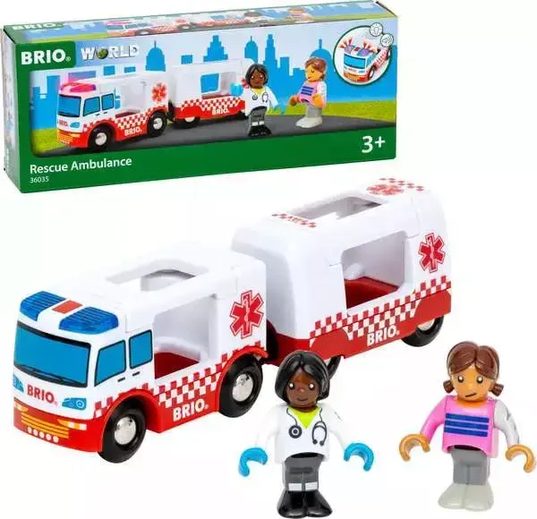 Rotaļu ātrā palīdzība BRIO Rescue Ambulance Photo 2