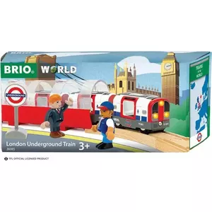 Vilciens BRIO London Underground Train Daudzkrāsains Plastmasa no 3 gadiem