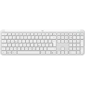 Logitech K950 Signature Slim Keyboard Office RF Wireless Bluetooth QWERTZ German White