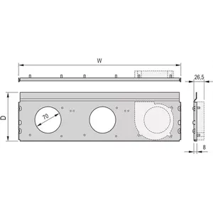 Fan unit SCHROFF 84HP 220D CPL. (model 24572411) axial cooling module
