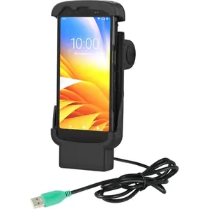 Cradle accessory for Zebra TC22/TC27 — RAM Powered Non-Locking Boot (model 3PTY-RAM-HOL-ZE24PU)