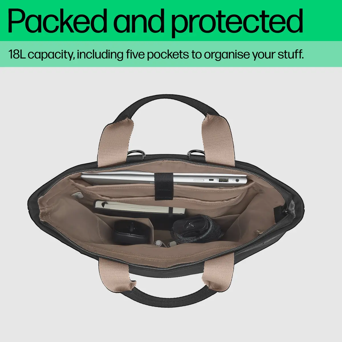 HP Convertible Laptop Backpack Tote Photo 8