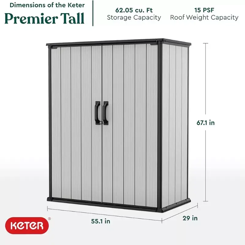 Āra skapis Keter Premier Tall Photo 2