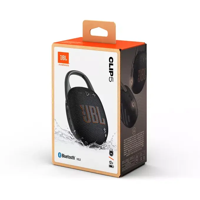 Портативная колонка JBL Clip 5 JBLCLIP5BLK Photo 9
