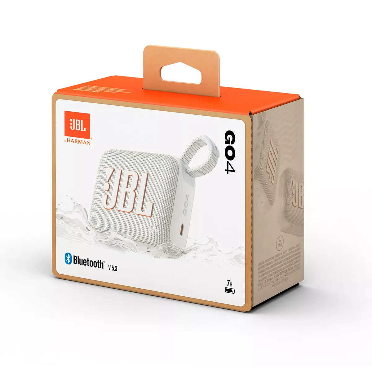 Mono portatīvais skaļrunis JBL Go 4 JBLGO4WHT Photo 12