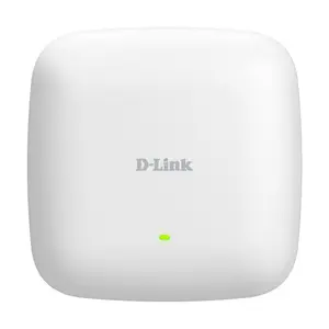 D-Link DAP-X3060 AX3000 Wi-Fi 6 Dual-Band PoE Access Point with 2.5G Ethernet, Internal Antennas, and WPA3 Security in White