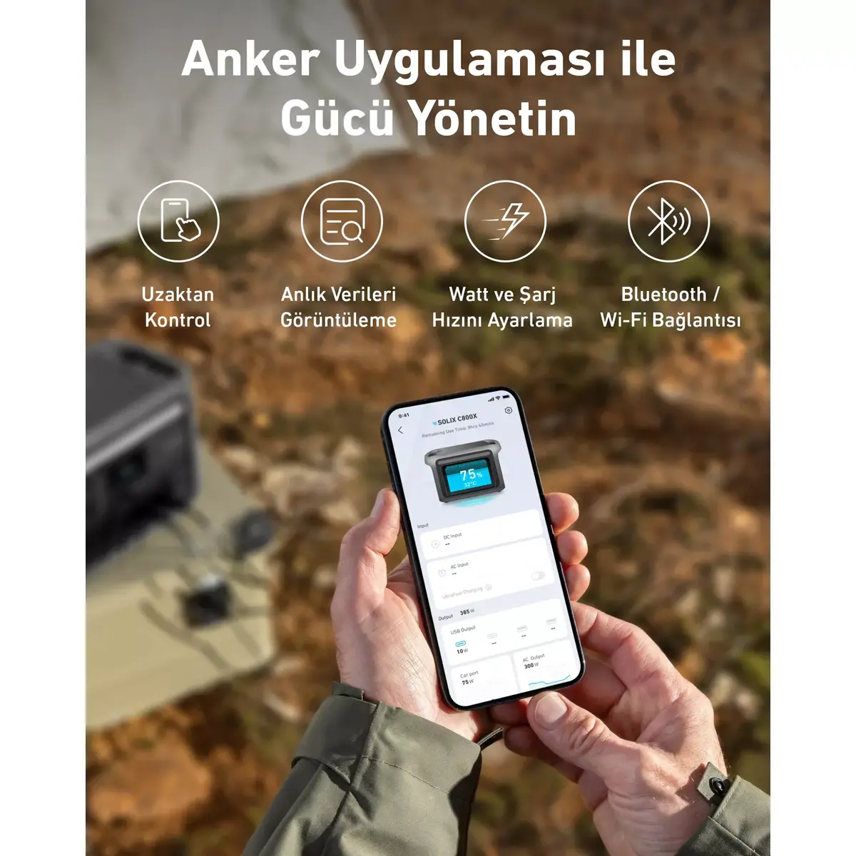 Anker Solix C800X pārnēsājama stacija 768 Wh Photo 6
