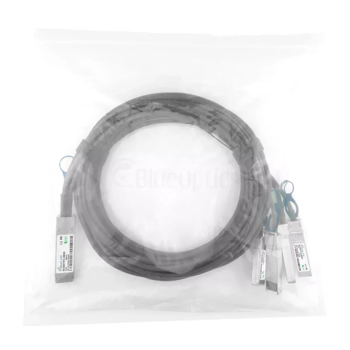 Сетевой кабель BlueOptics 100G2X25GPD2M-LEG-BL Photo 9
