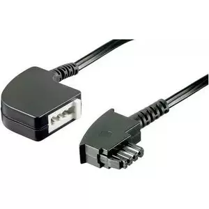 Удлинительный телефонный кабель Basetech BT-1602117 — 6 м — штекер TAE-F на розетку TAE-F