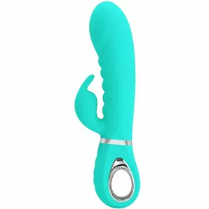 G-Spot Vibrator Pretty Love Silicone Aqua Green
