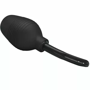 Anal douche MR PLAY D-238781 – black, handheld enema device