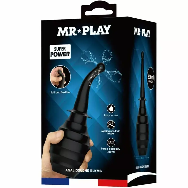 Анальная ирригатор MR PLAY BLKM6 Super Power Black Photo 7