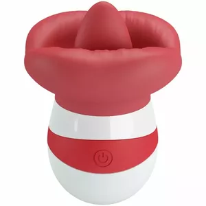 Intimate Tongue Stimulator pretty love MINA Light Red — model D-238734, rechargeable
