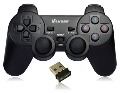 VAKOSS GP-3925BK bezvadu gamepads priekš PC un PS3 Photo 4