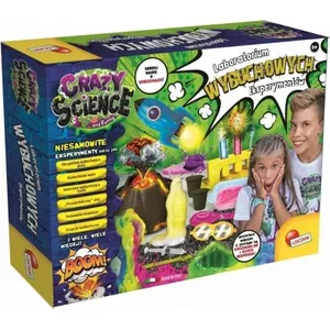 Educational experiment kit Lisciani Crazy Science Labolatorium wybuchowych eksperymentów 68661 – science lab kit for children