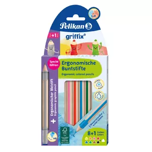 Watercolour pencil Pelikan griffix Multicolour 10 pc(s)
