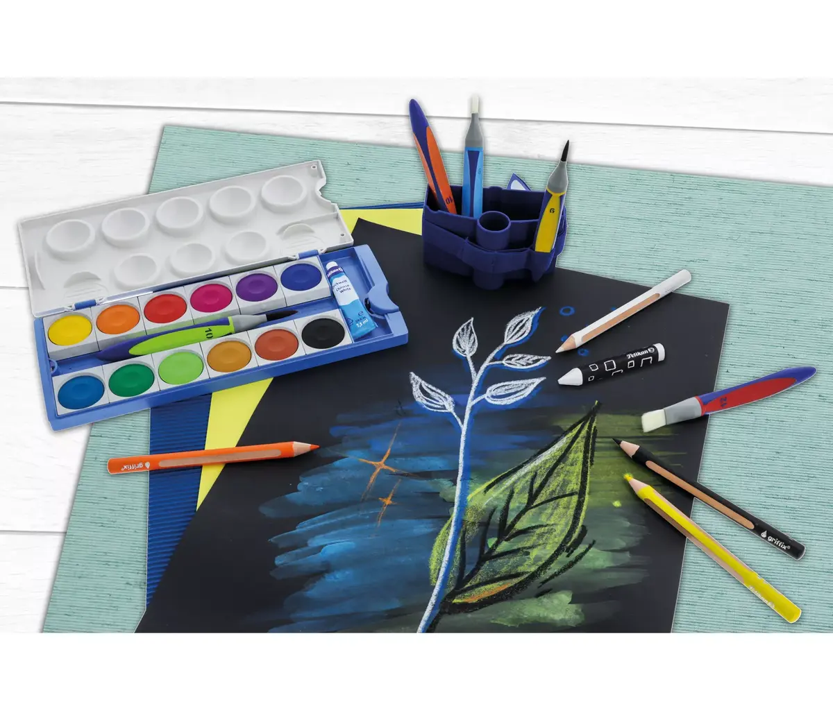 Akvareļu zīmuļi Pelikan griffix Multicolour Photo 8