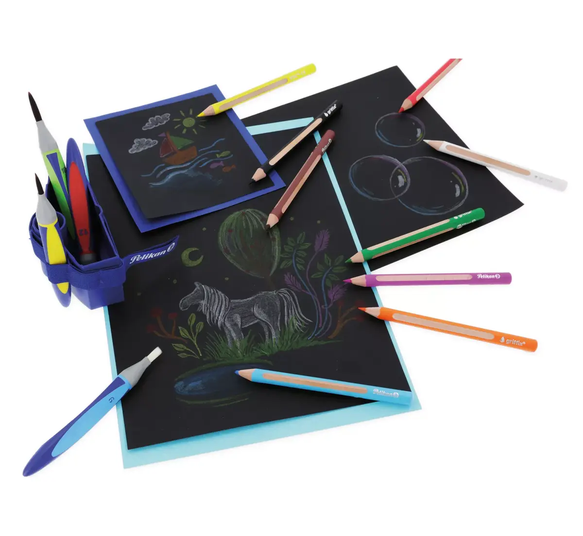 Akvareļu zīmuļi Pelikan griffix Multicolour Photo 15