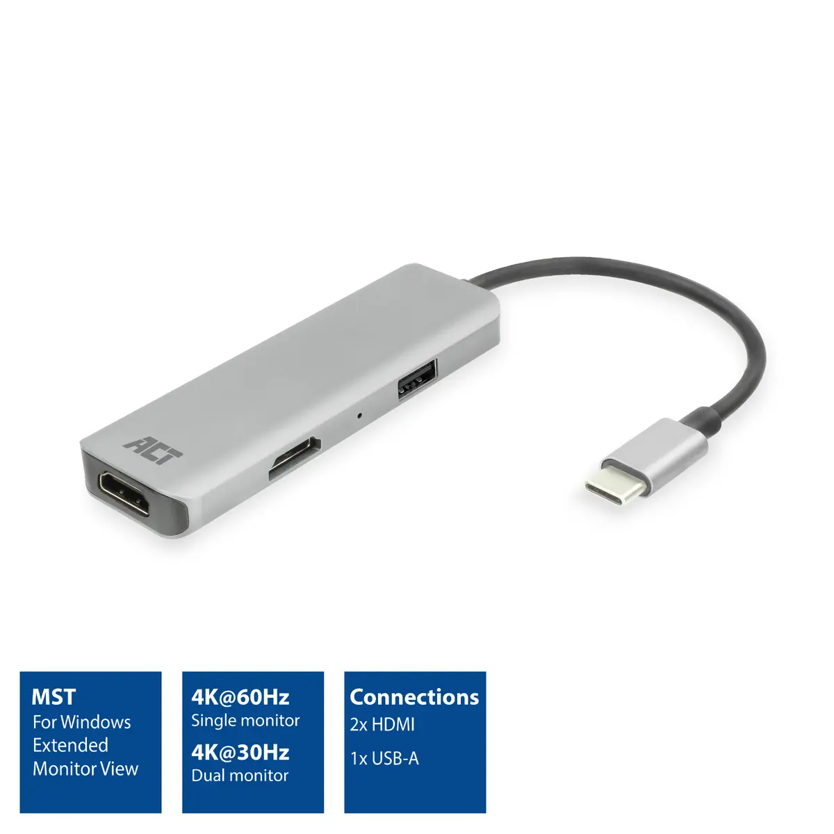 ACT AC7013 USB-C 4K Multiport Adapter Photo 4