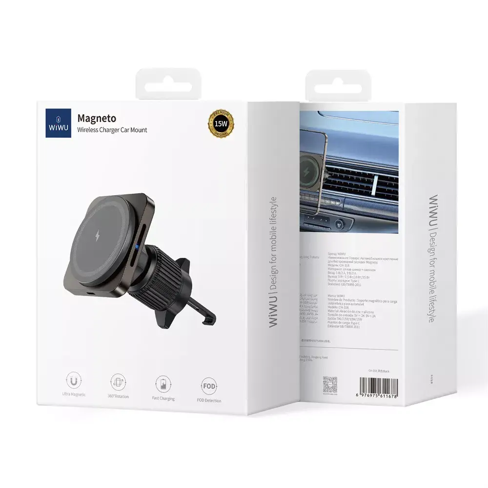 Dudao F19 Wireless Charging Holder 15W Photo 346