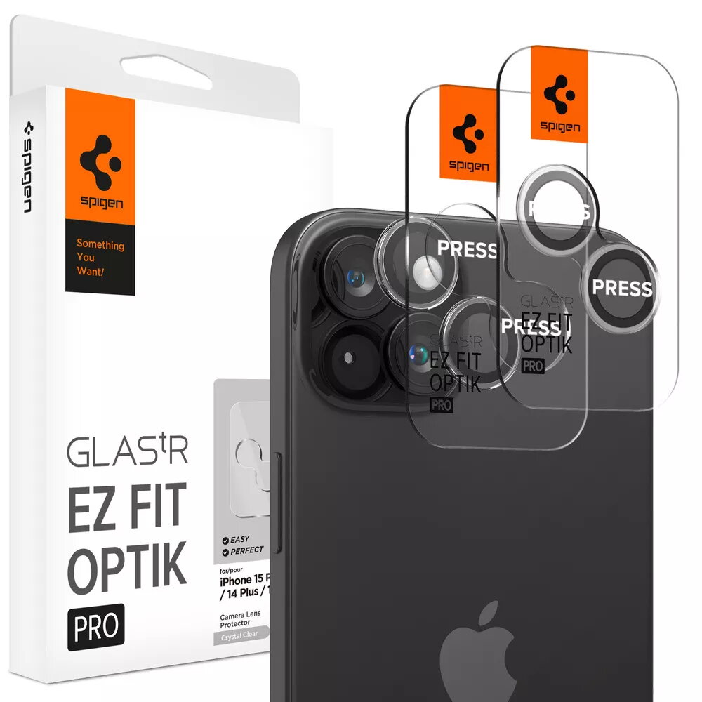 Kameru objektīva aizsargs Spigen iPhone 15