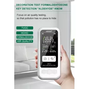 Air quality monitor NOYAFA JMS13 PM2.5 HCHO — portable sensor for PM2.5 and formaldehyde measurement