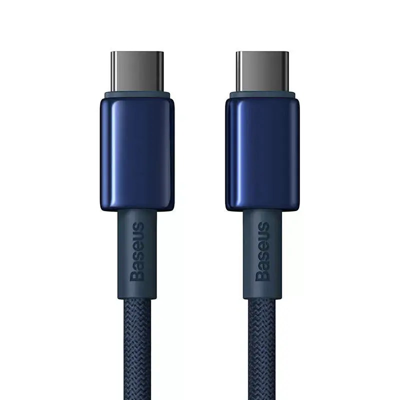 USB-C to USB-C Baseus Tungsten Gold 100W 1m Photo 3