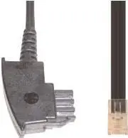 телефонный кабель e+p T 180/3 3 м Черный