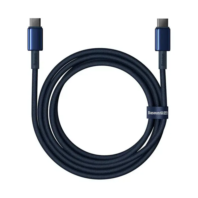 USB-C cable Baseus Tungsten Gold 100W 2m Photo 2